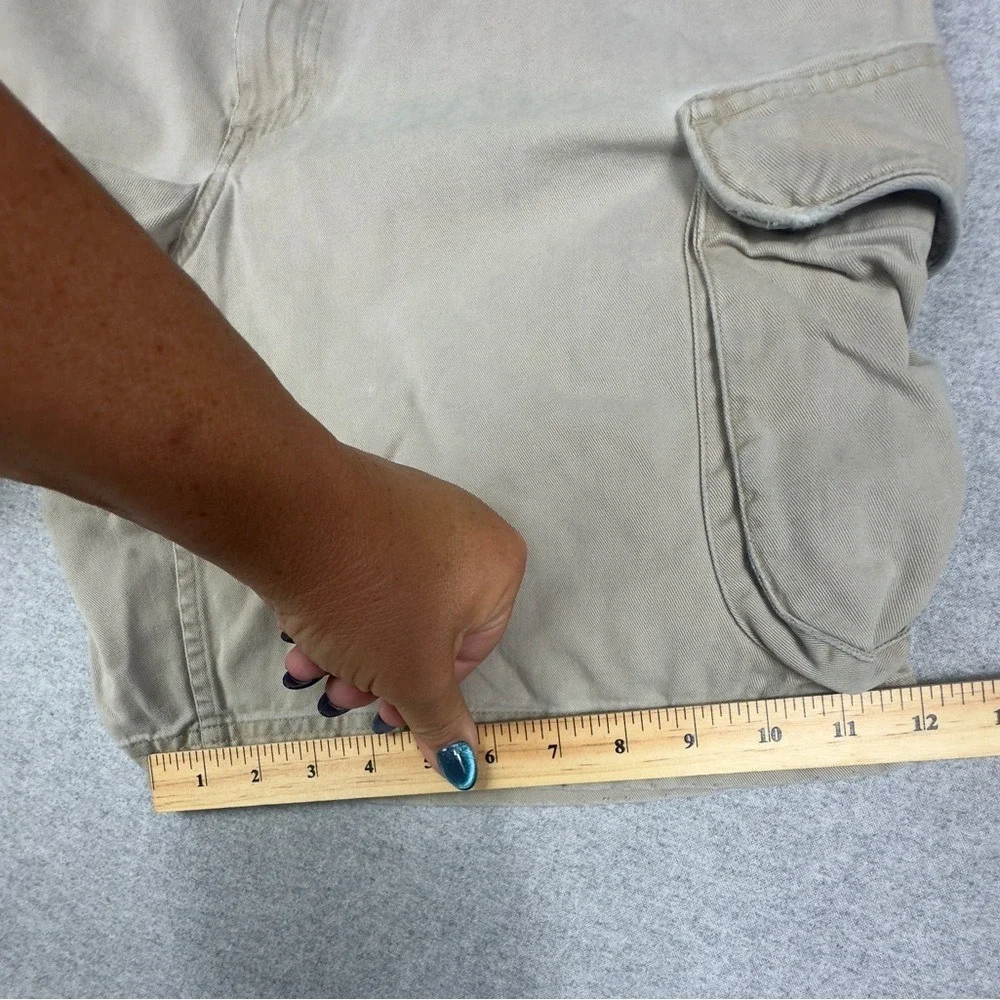 Vintage Polo Ralph Lauren 67 Chino Cargo Shorts Mens Size 36x Tan‎ Khaki Y2K 90s
